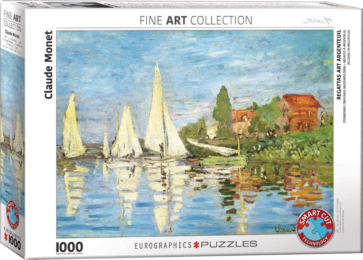 Puzzle Claude Monet - Regattas at Argenteui