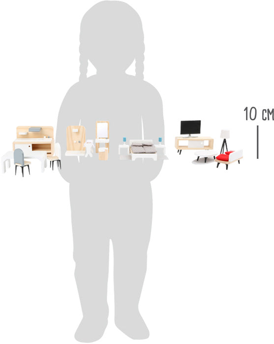 Móveis para casa de bonecos