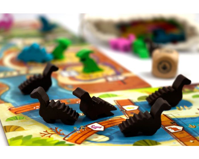 Draftosaurus, um jogo para criar parques com dinossauros