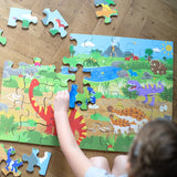 Puzzle de chão Dinossauros