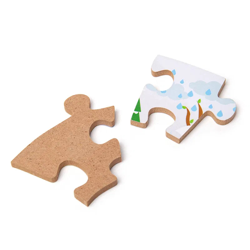 Puzzle de chão circular The Four Season