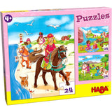 Puzzles Amigas e seus Cavalos