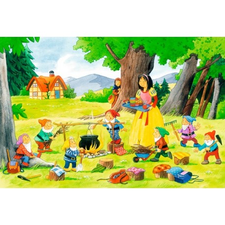 Puzzle Branca de Neve e os Sete Anões