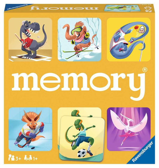Memory Sporty Dinosaurs