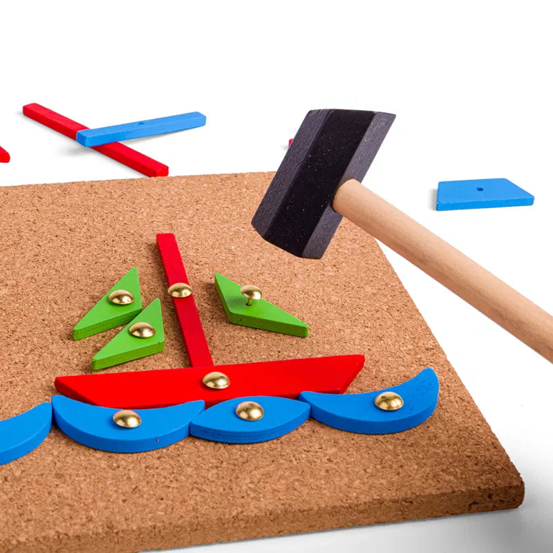 Jogo de martelo e pregos