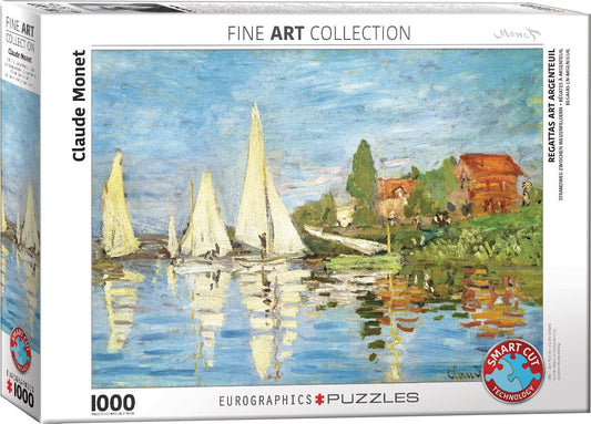 Puzzle Claude Monet - Regattas at Argenteui