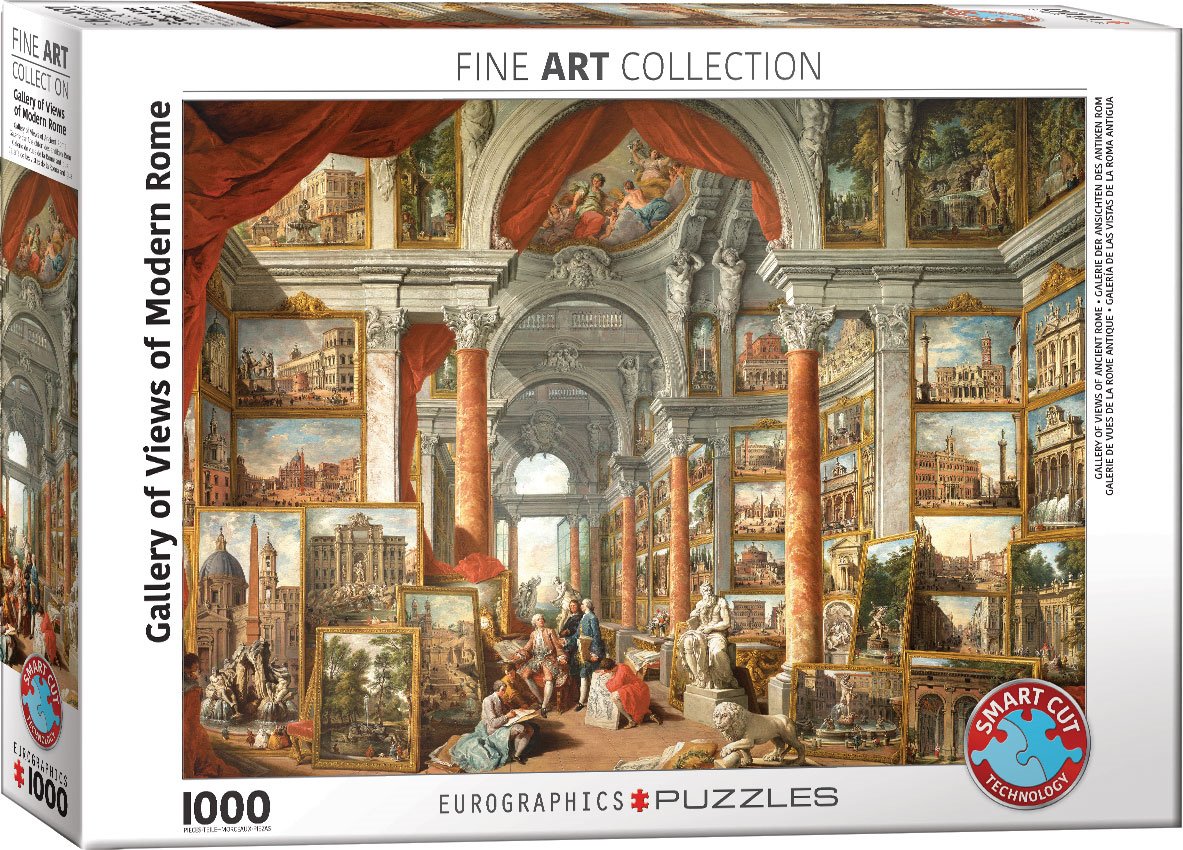Puzzle Gallery of Views of Modern Rome (1000 peças)