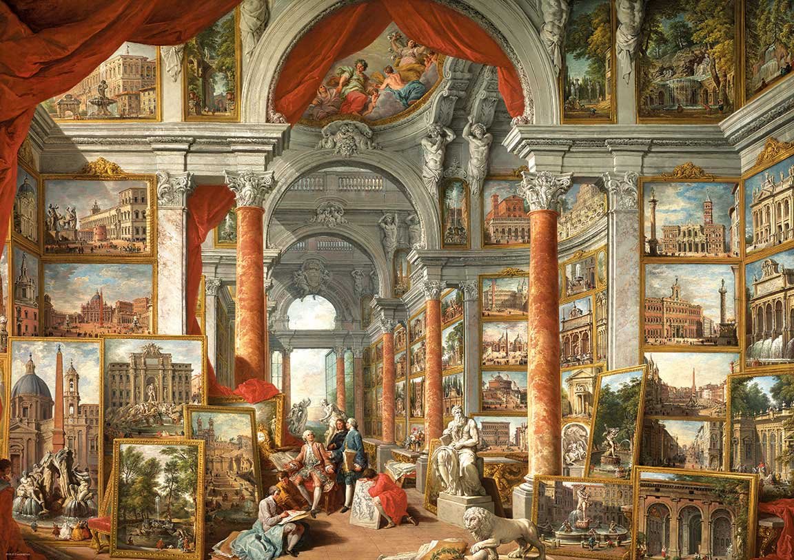 Puzzle Gallery of Views of Modern Rome (1000 peças)