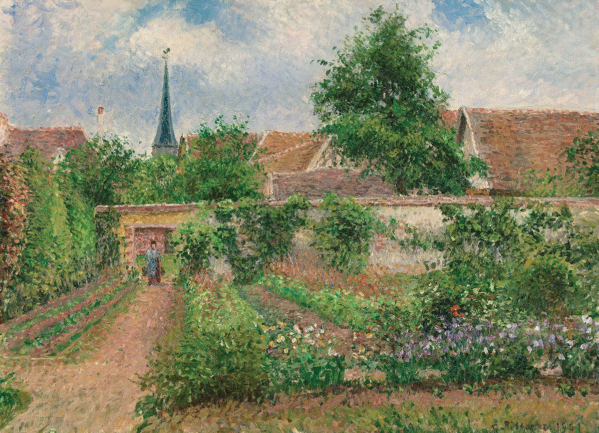Puzzle Camille Pissarro - Vegetable Garden Overcast Morning