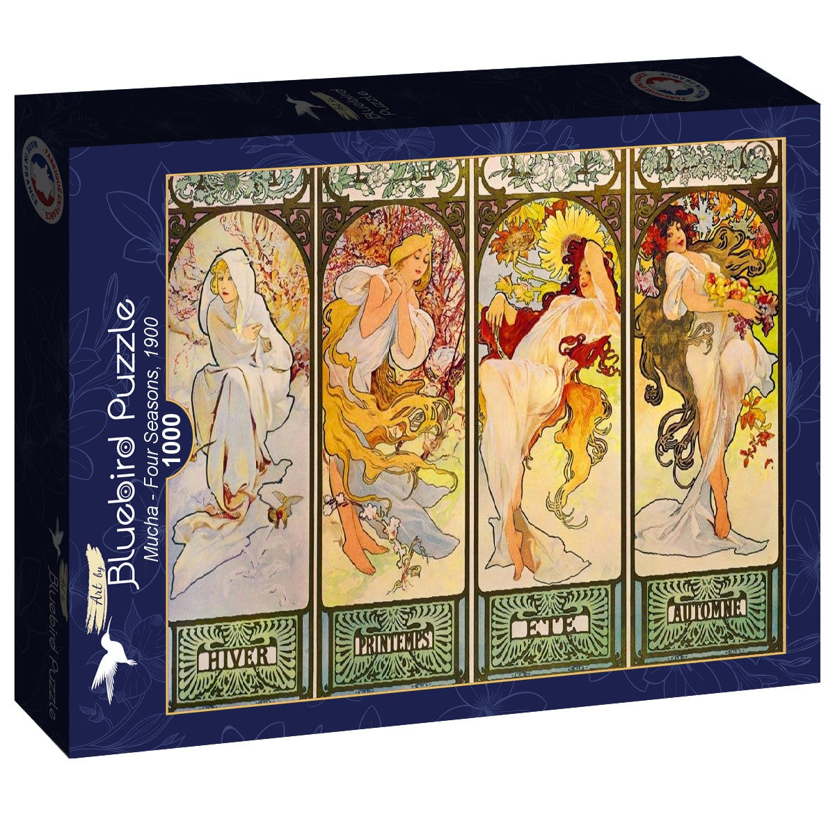 Puzzle "Mucha - Four Seasons"