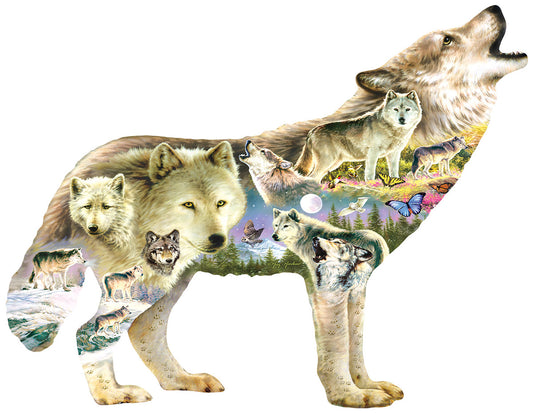 Puzzle Meadow Wolf