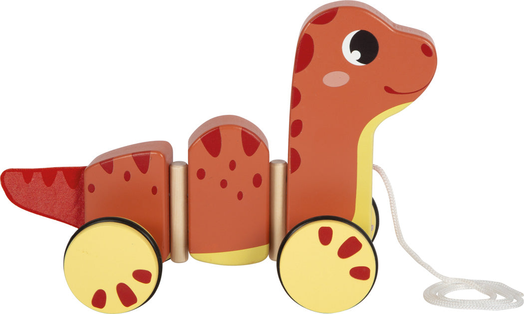 Brinquedo de puxar Dino