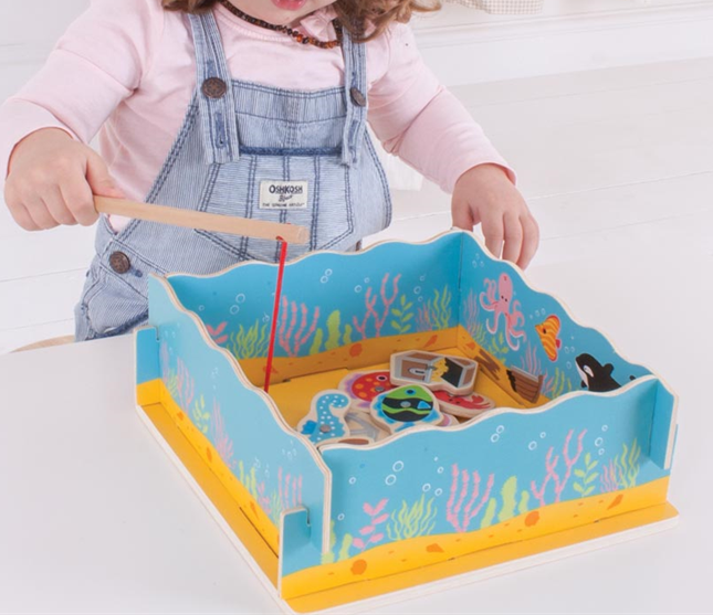 Jogo de pesca magnético