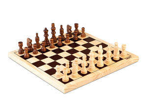 Jogo de Xadrez em madeira