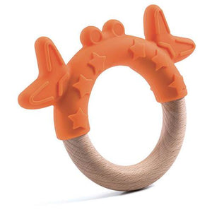 Mordedor em Madeira e Silicone BabyCrabi