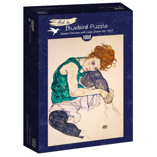 Puzzle "Egon Schiele - Seated Woman with Legs Drawn Up"