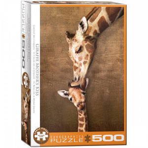 Puzzle "Giraffe Mother's Kiss"