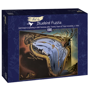 Puzzle "Salvador Dalí - Soft Watch Exploding in 888 Particles after Twenty Years of Total Immobility"